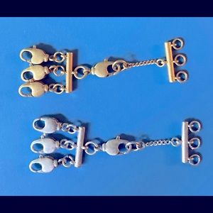 Necklace spacers for layering